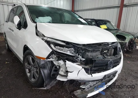 2022 Honda Odyssey Ex from USA, damaged, VIN 5FNRL6H51NB033227